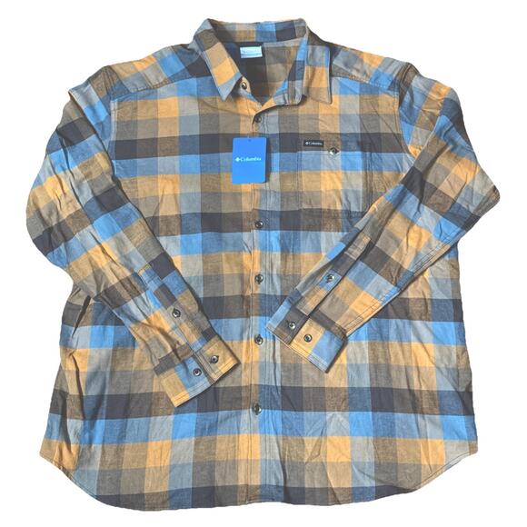 Columbia Men's Cornell Woods Flannel Long Sleeve Shirt, Size XXL NEW NWT - Picture 3 of 7